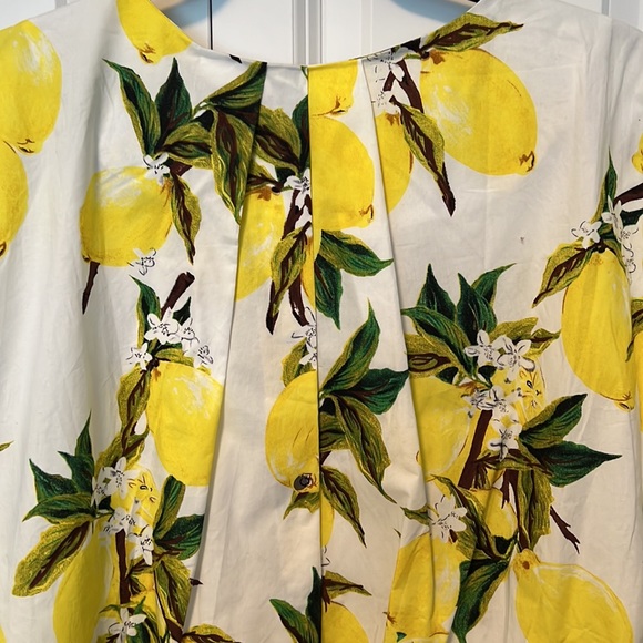 Cotton Dress with Lemon print 🍋 by Ellison. - Picture 6 of 7